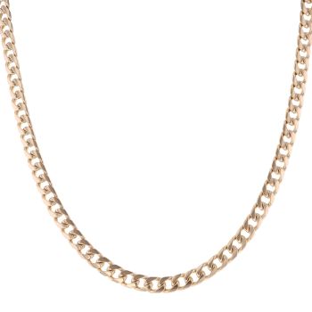 9ct Yellow Gold Curb Chain 20"