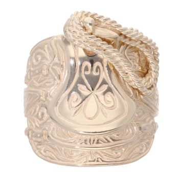 9ct Yellow Gold Saddle Ring