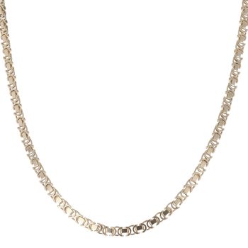 9ct Yellow Gold Flat Byzantine Chain 20"