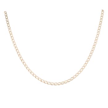 9ct Yellow Gold Curb Chain 20"