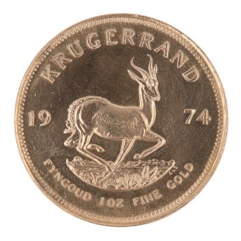 1974 1oz South Africa Krugerrand Coin