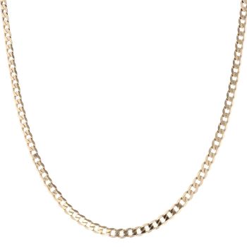 9ct Yellow Gold Curb Chain 20"