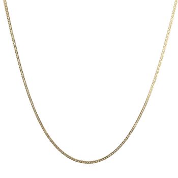 18ct Yellow Gold Wheat Chain 18"