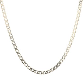 9ct Yellow Gold Double Curb Chain 20"