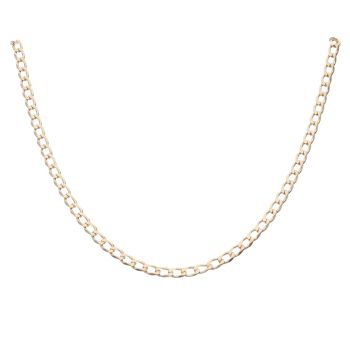 9ct Yellow Gold Curb Chain 26"