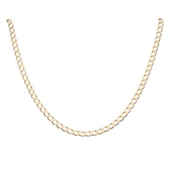 9ct Yellow Gold Curb Chain 20"