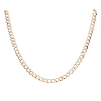 9ct Yellow Gold Curb Chain 20"