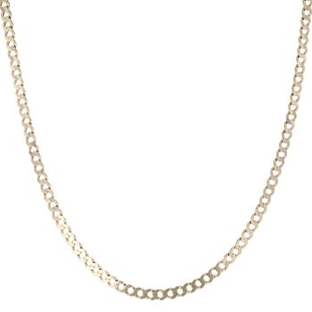 9ct Yellow Gold Curb Chain 22"