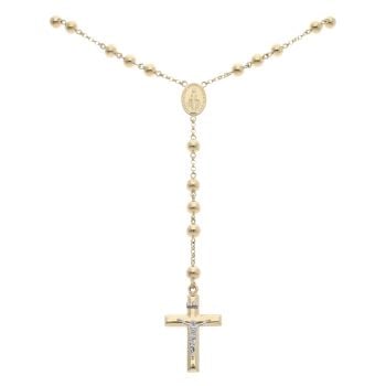 14ct Yellow Gold Rosary Beads 24"