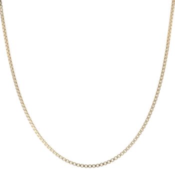 14ct Yellow Gold Box Chain 24"