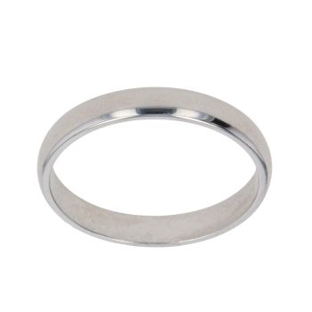 18ct White Gold Wedding Band 2.8mm