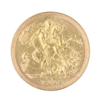 1897 Victoria Half Sovereign Coin