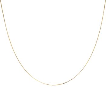 22ct Yellow Gold Box Chain 16"