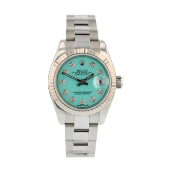 Rolex Custom Datejust Pre Owned Watch Ref 179174