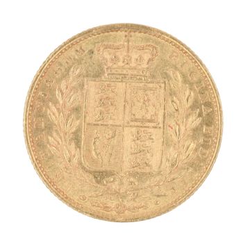 1853 Victoria Full Sovereign Coin