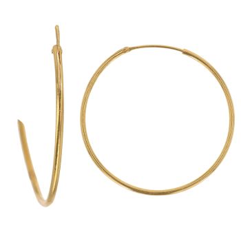 22ct Yellow Gold Hoop Earrings