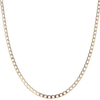 9ct Yellow Gold Curb Chain 20"