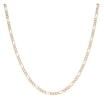 9ct Yellow Gold Figaro Chain 24"
