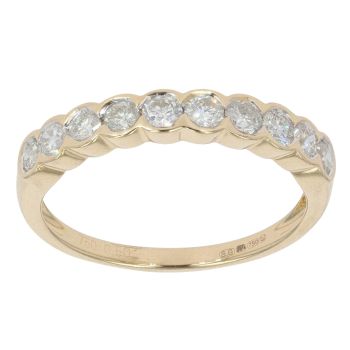 18ct Yellow Gold 0.50ct Diamond Eternity Ring