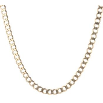 9ct Yellow Gold Curb Chain 18"