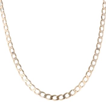 9ct Yellow Gold Curb Chain 24"