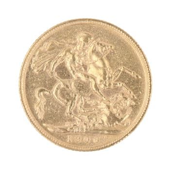 1906 Edward VII Full Sovereign Coin