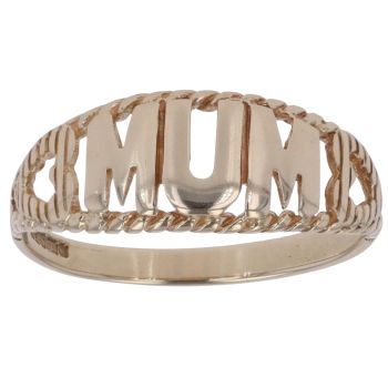 9ct Yellow Gold MUM Ring