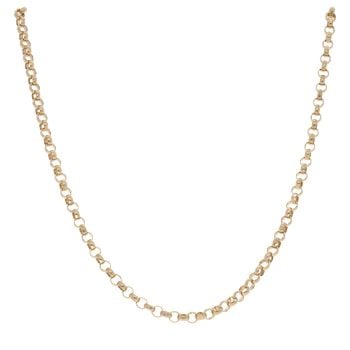 9ct Yellow Gold Belcher Chain 22"