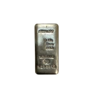 Metalor 1Kg Silver Bar