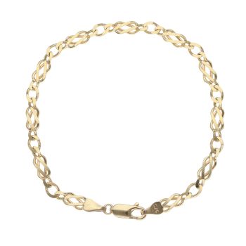 9ct Yellow Gold Celtic Bracelet 7.5"