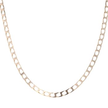 9ct Yellow Gold Curb Chain 18"