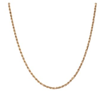 9ct Yellow Gold Twist Chain 18"