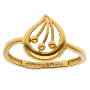 22ct Yellow Gold Spring Fancy Ring