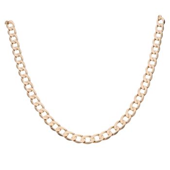 9ct Yellow Gold Curb Chain 20"