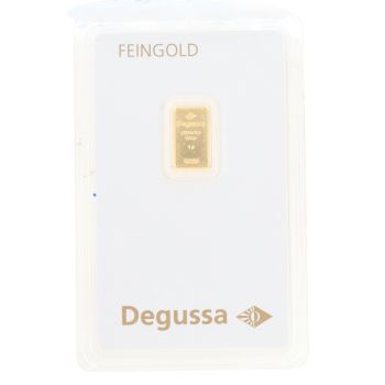 1g Degussa Ingot Sealed