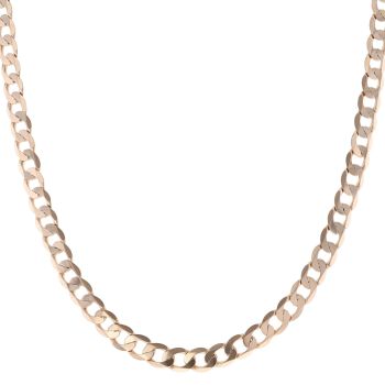 9ct Yellow Gold Curb Chain 20"