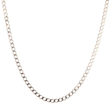9ct Yellow Gold Curb Chain 18"