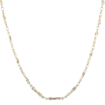 9ct Yellow Gold Fancy Twist Link Chain 24"