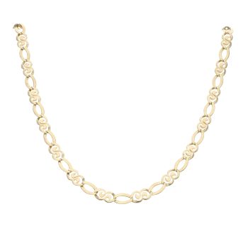9ct Yellow Gold Fancy Chain 22"