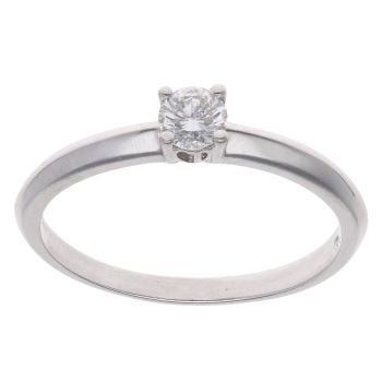 18ct Yellow Gold 0.30ct Brilliant Cut Diamond Solitaire Ring