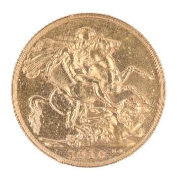 1910 Edward VII Full Sovereign Coin