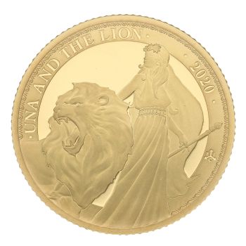2020 1/4oz St Helen EIC Una & The Lion Coin