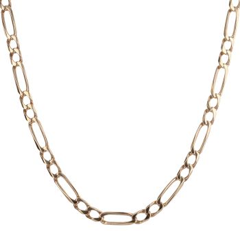 9ct Yellow Gold Figaro Chain 24"