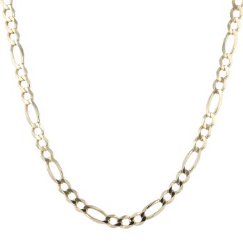 9ct Yellow Gold Figaro Chain 26"