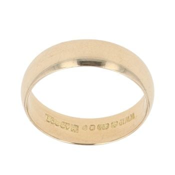 18ct Yellow Gold 4.5mm Wedding Band