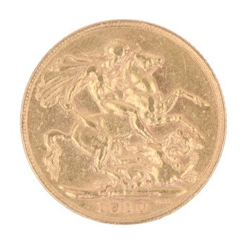 1910 Edward VII Full Sovereign Coin
