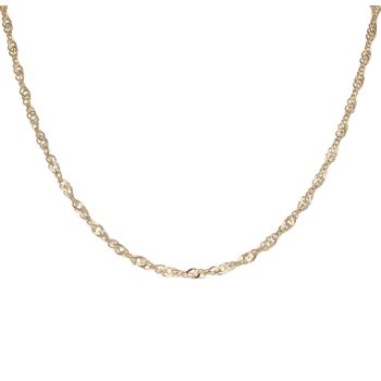 9ct Yellow Gold Twist Chain 18"