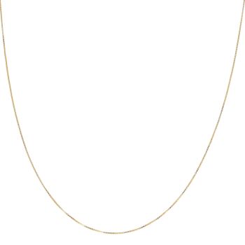 22ct Yellow Gold Box Chain 18"