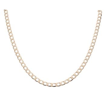 9ct Yellow Gold Curb Chain 20"