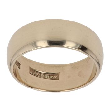 9ct Yellow Gold 6.6mm Wedding Band
